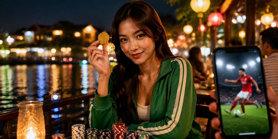 Người dùng Việt Nam trải nghiệm cá cược thể thao an toàn tại quán cà phê Hội An