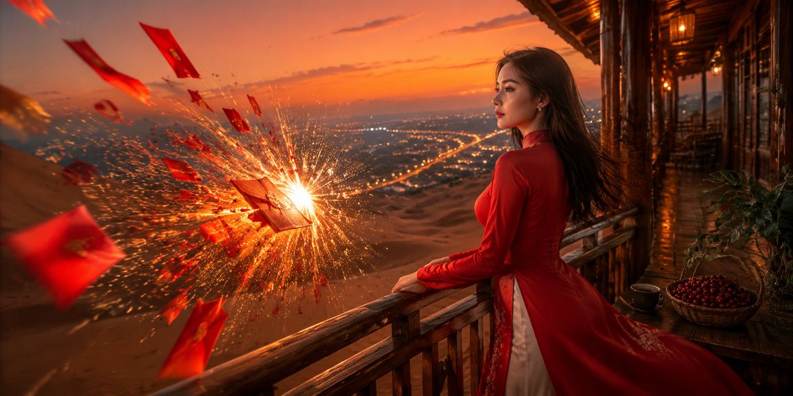 Phong bì đỏ khuyến mãi áo dài Mũi Né – ưu đãi trên cg88